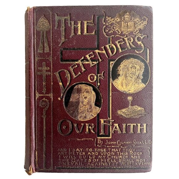 Defenders Of Our Faith Rare 1893 Religious Leaders Victorian HC Biography HBS - Picture 2 of 16